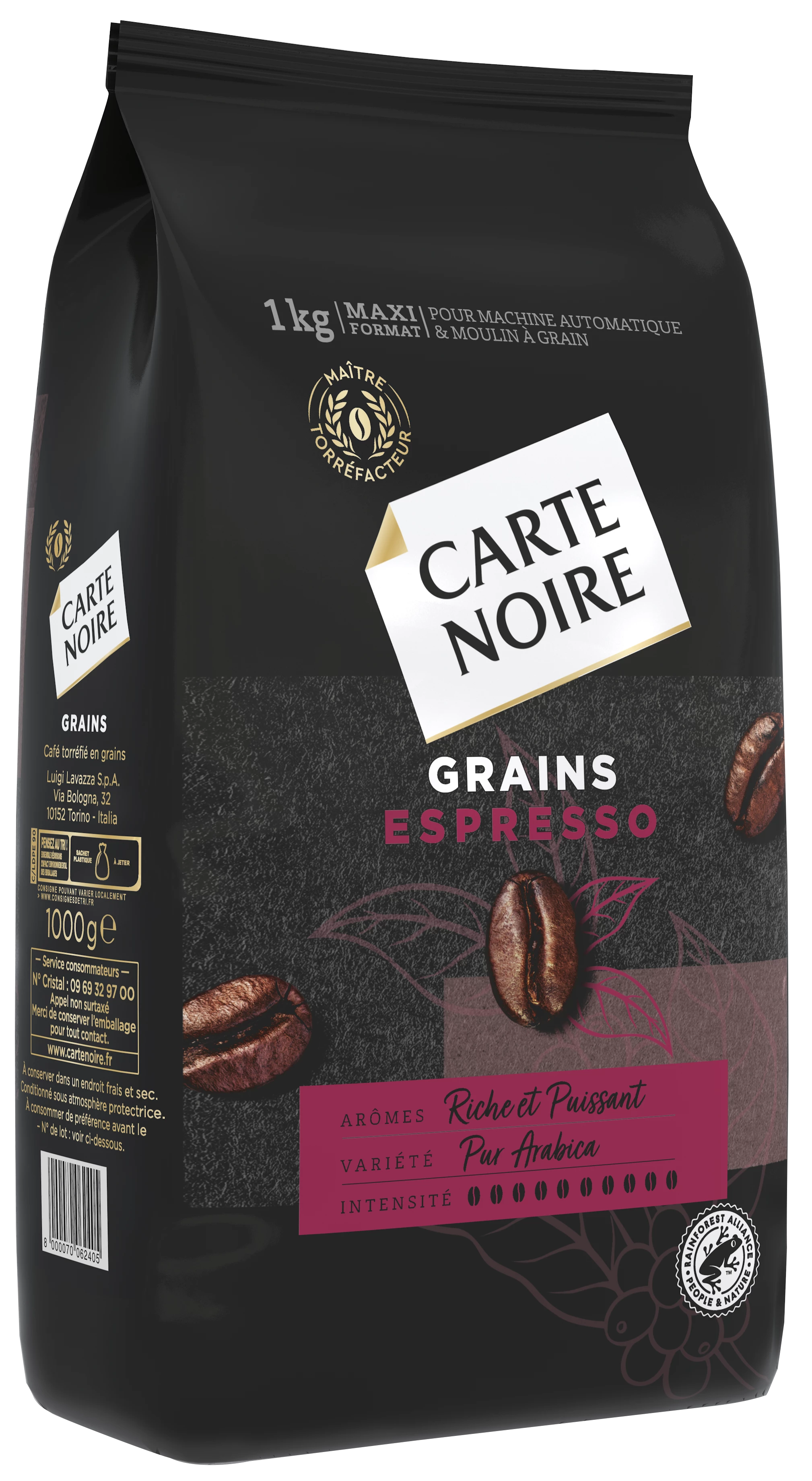 Café en Grains Espresso – Carte Noire 1kg
