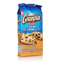 Cookies aux gros éclats de chocolat et amandes caramélisées - paquet de 184g