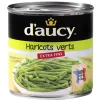 Boîte de haricots verts extra fins D'AUCY 220g