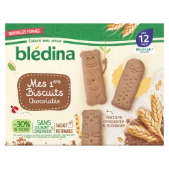 Biscuits bébé chocolatés dès 12 mois – BLEDINA Mes 1ers