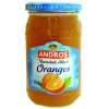 Pot de marmelade d'orange allégée Andros 350g à la saveur naturelle