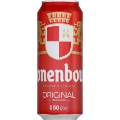 Canette de 50cl de bière blonde Kronenbourg