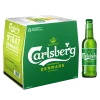 Pack de 12 bouteilles de 33cl de bière blonde Carlsberg 5°