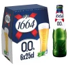 Pack de 6 bouteilles de bière sans alcool 1664