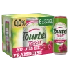 Pack de 6 cannettes de 33cl de bière sans alcool framboise Tourtel