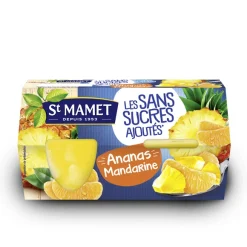 Bocal de fruits au sirop St Mamet – assortiment de fruits en conserve pour desserts et goûters gourmands