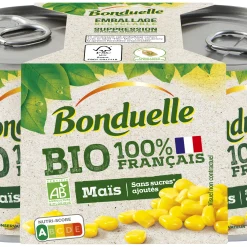 Maïs bio Sweet Grain en boîte 1/4 x2 – saveur douce et naturelle