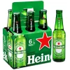 Pack de 6 bouteilles de bière Heineken 33cl – informations sur les calories