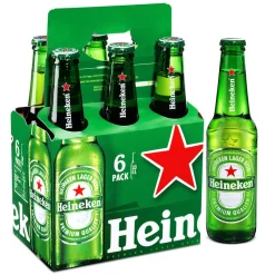 Pack de 6 bouteilles de bière Heineken 33cl – informations sur les calories