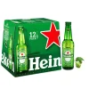 Pack de 12 bouteilles de bière blonde Heineken 33cl