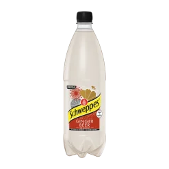 Bouteille de Schweppes Ginger Beer 1L – Soda au gingembre rafraîchissant en format familial