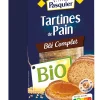 tartines pain complet bio Pasquier 240g – pain croustillant et bio