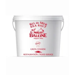 Sel de mer gros La Baleine 5kg – sel marin naturel pour usage culinaire