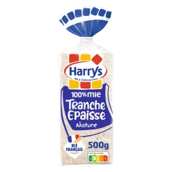 Pain de mie sans croûte nature