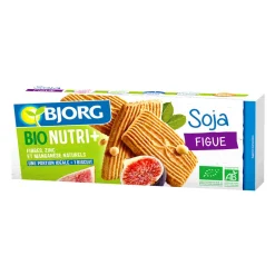 Goûter soja Bjorg à la figue 240g – collation bio végétalienne