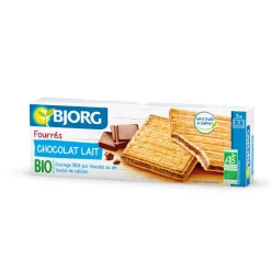 Biscuits bio au chocolat au lait Bjorg 225g – biscuits gourmands et naturels
