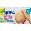 Biscuits bio fourrés à la framboise BJORG 175g – snack sain et gourmand