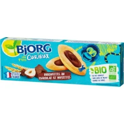 Biscuit bio chocolat noisette Bjorg - paquet de 120g