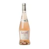 Bouteille de vin rosé Grain de Gris Listel 75cl posée sur fond clair – vin rosé fruité et léger.