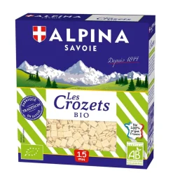 Paquet de Crozets Bio 400g de la marque Alpina Savoie