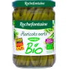 Haricots verts extra fins bio 280g ROCHEFONTAINE en bocal en verre