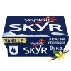 Yaourt protéiné vanille 0% MG Skyr Yoplait en lot de 4 x 100g