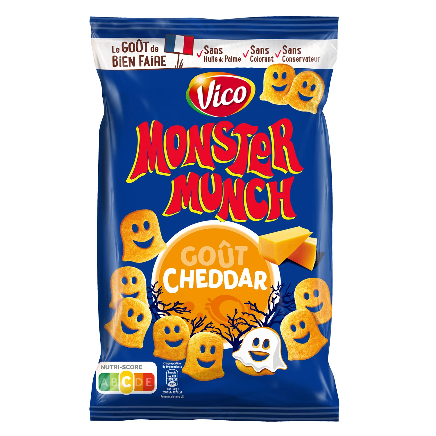 3336972103027.webp Paquet de Monster Munch Cheddar VICO 85g