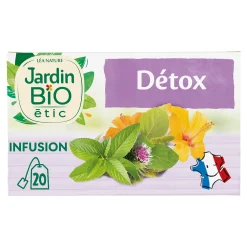 Infusion détox bio 30g JB – bien-être et drainage naturel à base de plantes