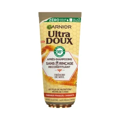 Flacon de démêlant sans rinçage au miel pour cheveux
