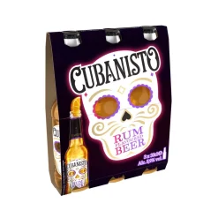 Pack de 3 bouteilles de Cubanisto 33cl – Bière aromatisée au rhum à 5