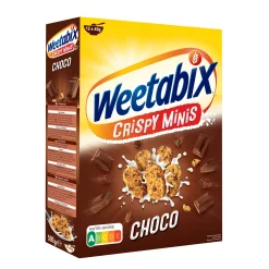 Boîte de céréales Minis Choco Weetabix 600g – petit-déjeuner gourmand et croquant
