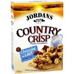 Céréales Country Crisp Chocolat Lait 550g – paquet de céréales croustillantes au chocolat au lait