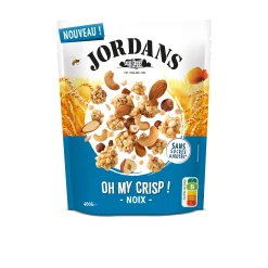 Céréales OH MY CRISP Noix 400g dans un bol