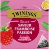 Boîte de thé vert framboise passion Twinings 20 sachets – infusion fruitée et rafraîchissante