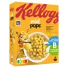 Céréales Miel Pops 300g – boîte de céréales sucrées au miel pour petit-déjeuner croquant