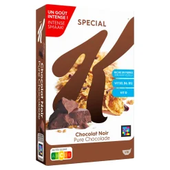 Boîte de céréales Kellogg's chocolat noir 500g – petit-déjeuner gourmand
