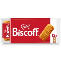 Biscuit Speculoos Biscoff Lotus en format pocket 186g – Lot de 12 sachets