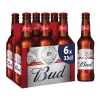 Pack de 6 bouteilles de bière blonde Bud 33cl – bière américaine rafraîchissante