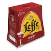 Pack de 6 bouteilles de bière Leffe Fruit Rouge 25cl au goût fruité et raffiné