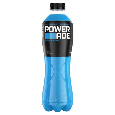 Ice Storm 1L – Boisson Énergisante POWERADE Bouteille de 1L Ice Storm – boisson énergisante POWERADE au goût frais et intense