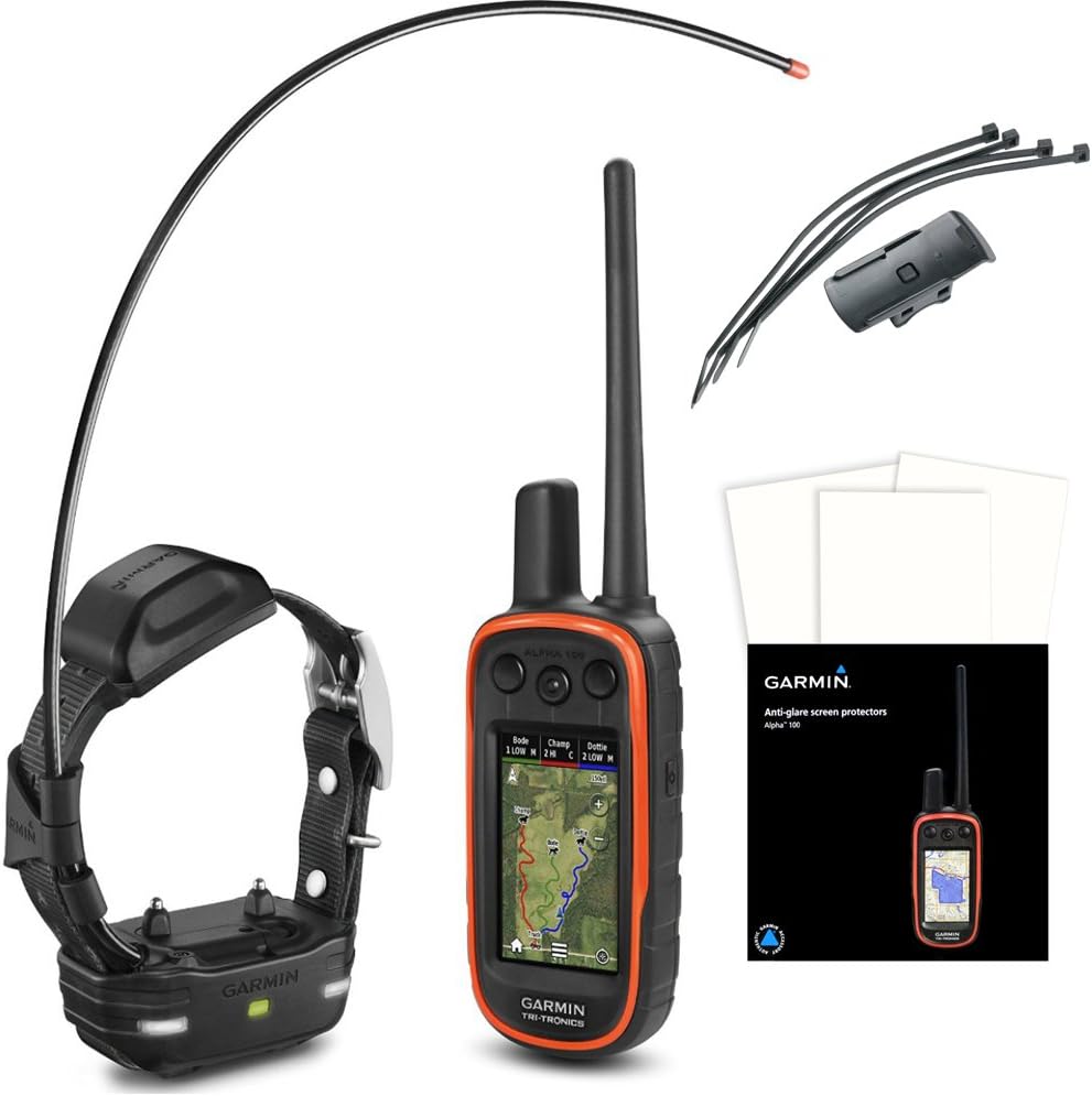 Garmin Alpha 100 bundel avec dispositif portatif et collier TT 15 pour le suivi et le dressage des chiens