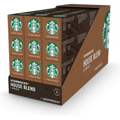Café Starbucks by Nespresso House Blend – 12 boîtes de 10 capsules
