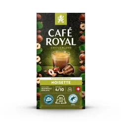 Capsules Café Noisette CAFE ROYAL compatibles Nespresso x10 – emballage du produit
