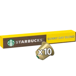 Capsules café Sunny Blend Starbucks compatibles Nespresso – boîte de 10