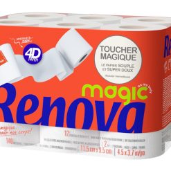 Papier toilette 4D Magic RENOVA x12