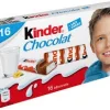Tablette Chocolat au Lait KINDER 200g – tablette de chocolat fondant au lait