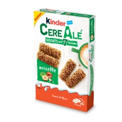 Biscuits céréales noisette Kinder x6 – paquet de biscuits gourmands aux céréales et noisettes
