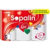 Sopalin Love 3 voiles – rouleaux d’essuie-tout absorbants et résistants pour un usage quotidien