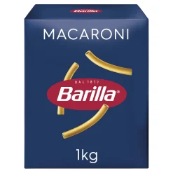 Pâtes macaroni Barilla 1 kg – paquet de pâtes sèches de blé dur