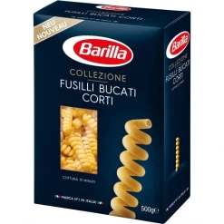 Pâtes fusilli bucati corti Barilla 500g – pâtes italiennes torsadées de qualité